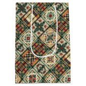 Gingerbread Tennis Grand Slam 🎾🎄aangepaste tekst Medium Cadeauzakje (Achterkant)