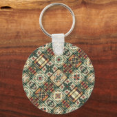 Gingerbread Tennis Grand Slam 🎾🎄aangepaste tekst Sleutelhanger (Achterkant)