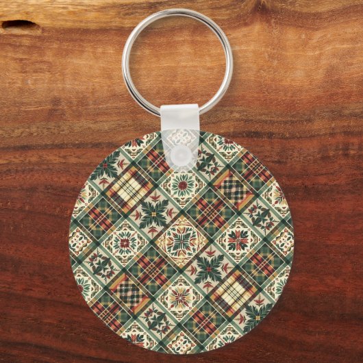 Gingerbread Tennis Grand Slam 🎾🎄aangepaste tekst Sleutelhanger (Achterkant)