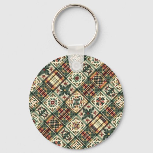 Gingerbread Tennis Grand Slam 🎾🎄aangepaste tekst Sleutelhanger (Achterkant)