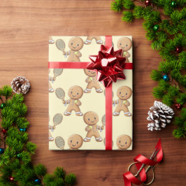 Gingerbread Tennis Grand Slam 🎾🎄 Cadeaupapier