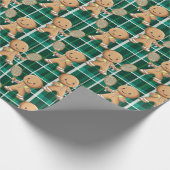 Gingerbread Tennis Grand Slam 🎾🎄 Cadeaupapier (Hoek)