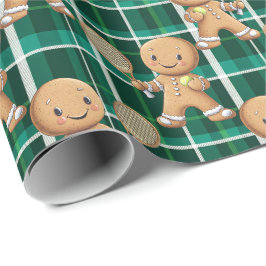 Gingerbread Tennis Grand Slam 🎾🎄 Cadeaupapier