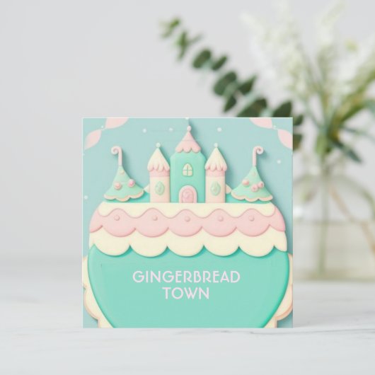 Gingerbread Town/Magnet (Staand voorkant)