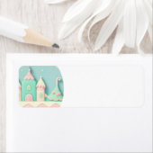 Gingerbread Town/Return-adreslabel Etiket (Insitu)