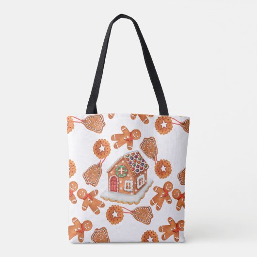 Gingerbread Train  Christmas Tas (Achterkant)