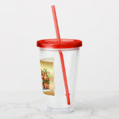 Gingerbread Train Holiday Acryl Tumbler Acryl Drinkbeker (Links)