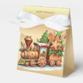 Gingerbread Train Holiday Gift Box Bedankdoosjes (Voorkant Zijde)