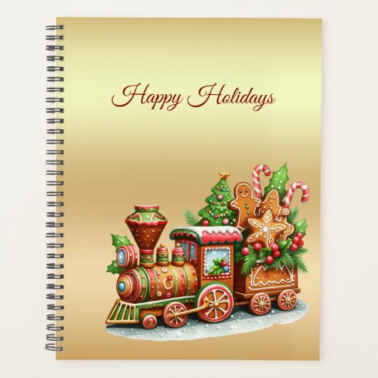 Gingerbread Train Holiday Planner (Voorkant)