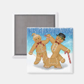 Gingerbread Trio Magneet (Voorkant / Achterkant)