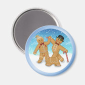 Gingerbread Trio Magneet (Voorkant / Achterkant)