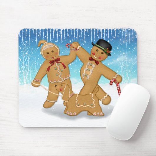 Gingerbread Trio Muismat (Met muis)