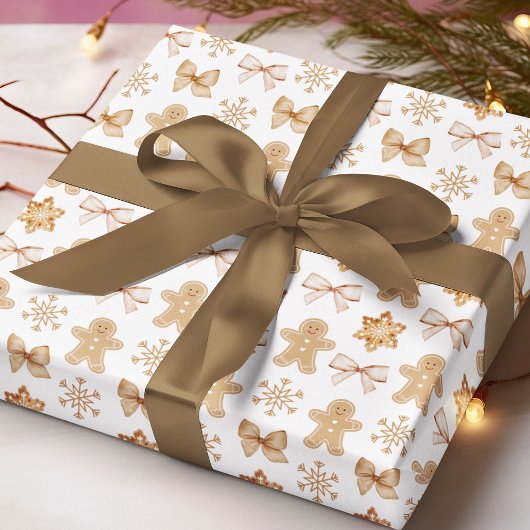 Gingerbread Uniek kerstcadeau inpakpapier
