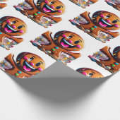 Gingerbread Vakantiepatroon inpakpapier (Hoek)