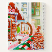 GINGERBREAD VERASSING 8.5x11 Spiral Notebook Notitieboek (Achterkant)