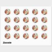 GINGERBREAD VERRASSEN Kleine ronde Stickers (Vel)