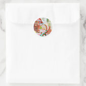 GINGERBREAD VERRASSEN Kleine ronde Stickers (Tas)