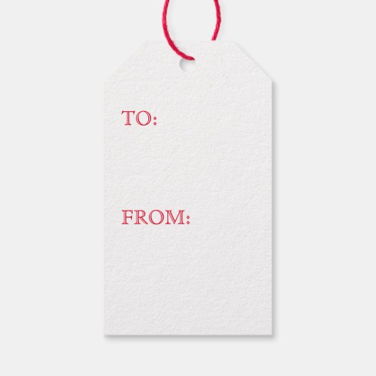 GINGERBREAD VERRASSING Cadeau Labels Cadeaulabel (Achterkant)