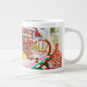 GINGERBREAD VERRASSING Grote Witte Mok