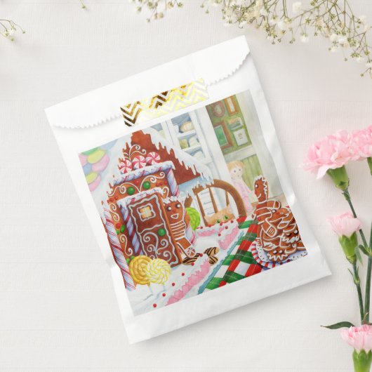 GINGERBREAD VERRASSINGSZAK BEDANKZAKJE (Gezegeld)