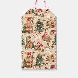 Gingerbread Village  Cadeaulabel