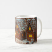 “Gingerbread Village Glow Mug” Koffiemok (Voorkant rechts)