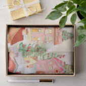 Gingerbread Village Kerst Tissue Paper Tissuepapier (Geschenk)