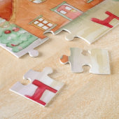 Gingerbread Village Kerstmis Legpuzzel (Zijkant)