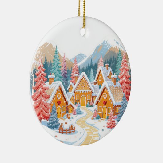 Gingerbread Village Ornament (Rechts)