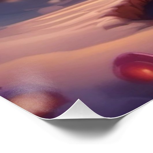 Gingerbread Village Perfect Poster (Hoek)