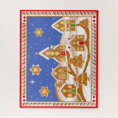 Gingerbread Village puzzel (Verticaal)