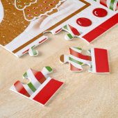 Gingerbread Village puzzel Legpuzzel (Zijkant)