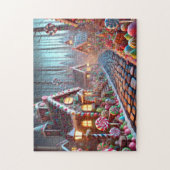 Gingerbread Village Snoeprietlaan Legpuzzel (Verticaal)