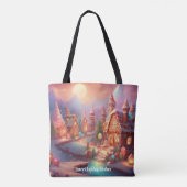 Gingerbread Village Tote Bag (Achterkant)