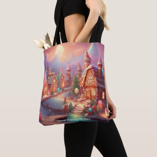 Gingerbread Village Tote Bag (Dichtbij)
