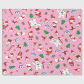 Gingerbread Vreugde Cadeaupapier (Vlak)