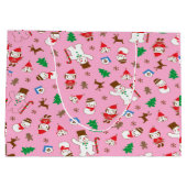 Gingerbread Vreugde Groot Cadeauzakje (Achterkant)