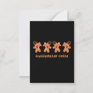 Gingerbread Vrolijkheid Notitiekaartje