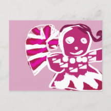 Gingerbread vrouw roze