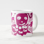 Gingerbread vrouw roze grote koffiekop (Voorkant rechts)