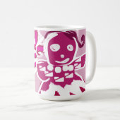 Gingerbread vrouw roze koffiemok (Voorkant rechts)