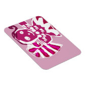 Gingerbread vrouw roze magneet (Rechterzijde)