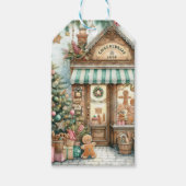 Gingerbread winkel cadeaulabel (Voorkant)