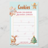 Gingerbread Wishes  Boerderij Recept Pagina (Voorkant)