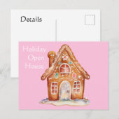 Gingerbread Wishes Briefkaart (Voorkant / Achterkant)