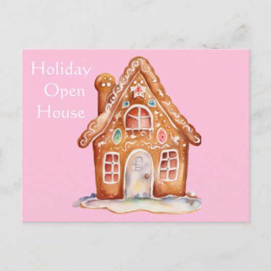 Gingerbread Wishes Briefkaart (Voorkant)