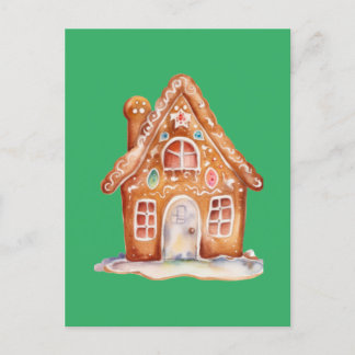Gingerbread Wishes Briefkaart
