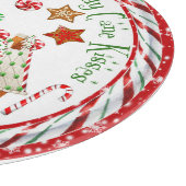 Gingerbread Wishes & Candy Cane Kusses Snijplank (Hoek)