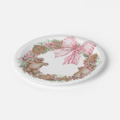 Gingerbread Wishes krans Papieren Bordje (Gekanteld)