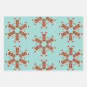 Gingerbread Wrapping Paper Set (Voorkant 2)